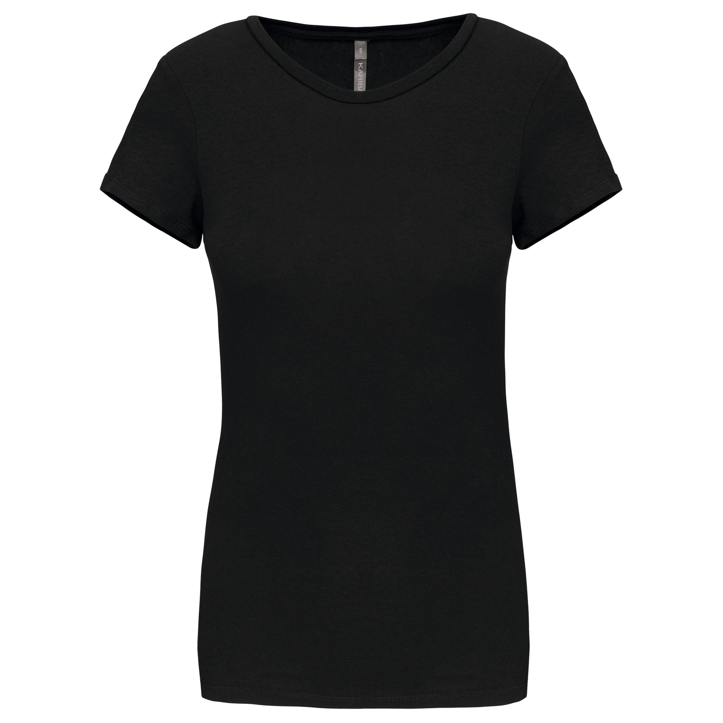 T-SHIRT COL ROND MANCHES COURTES FEMME