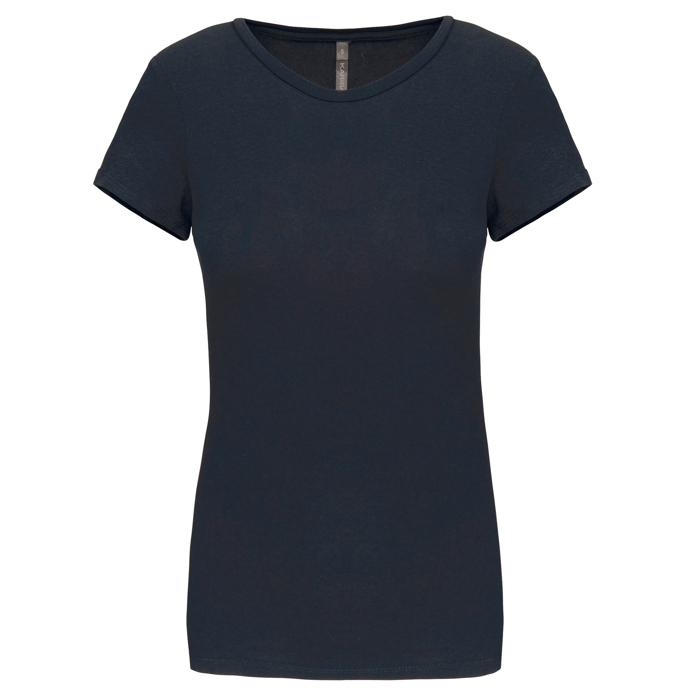 T-SHIRT COL ROND MANCHES COURTES FEMME