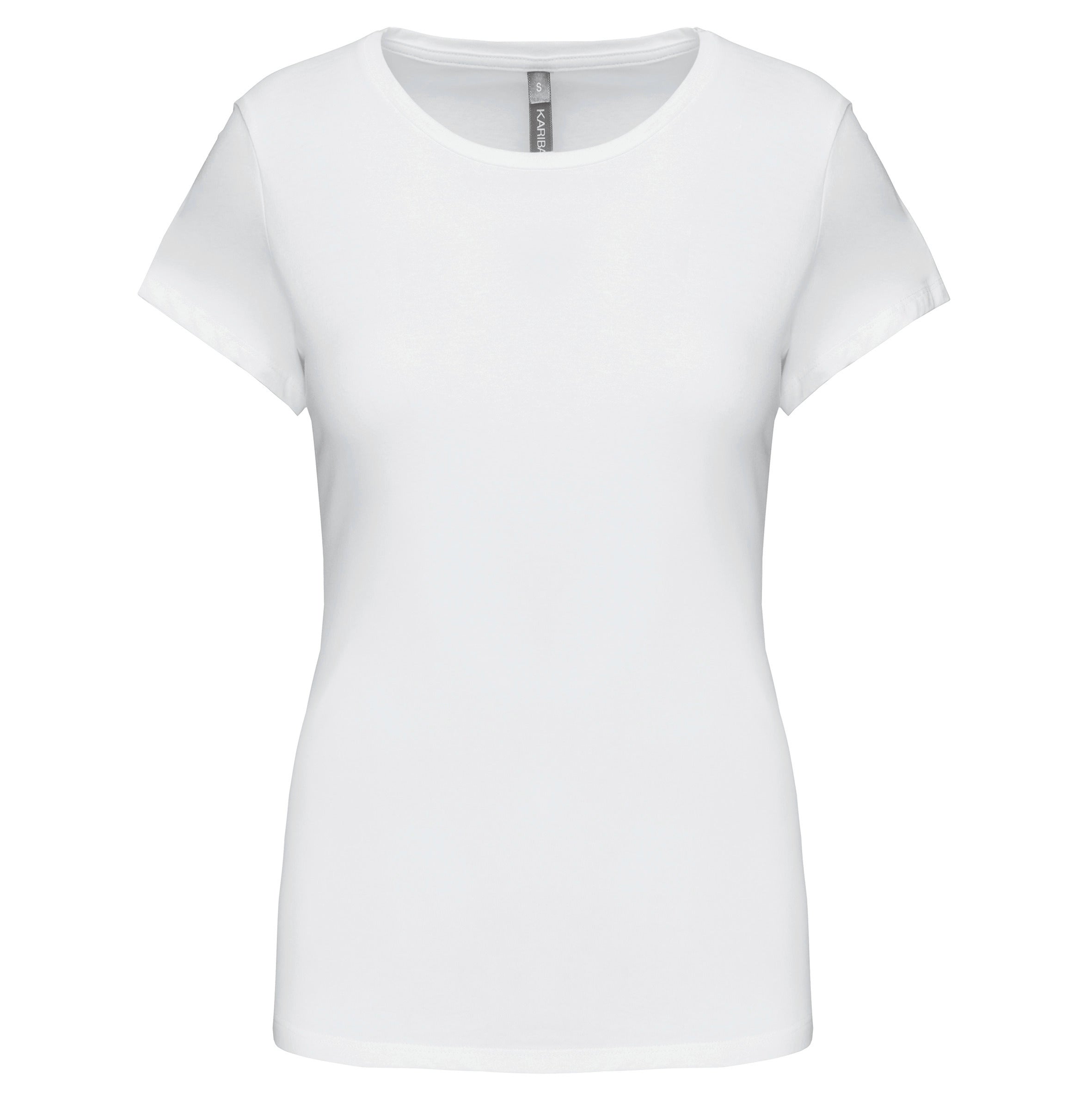 T-SHIRT COL ROND MANCHES COURTES FEMME